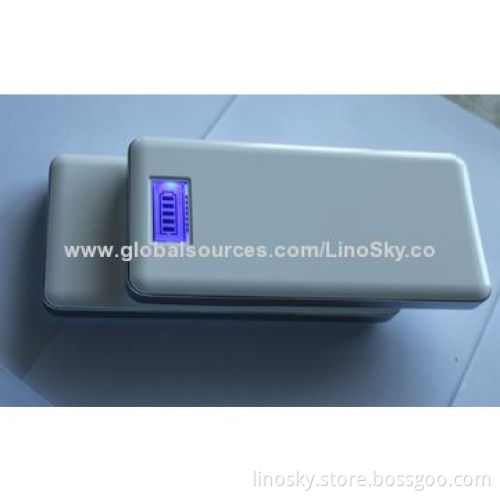 12,000mAh LCD Display Power Bank , 5V 1A +2.1A Output, Ultra-thin, True Capacity